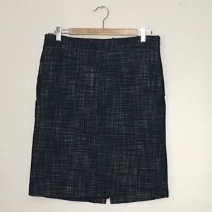 Marc Jacobs Black Tweed Skirt-Size 8
